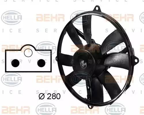 Вентилятор, охлаждение двигателя 8EW009158751 HELLA