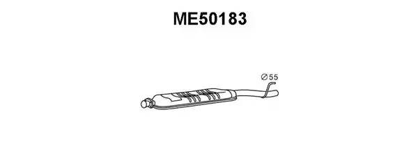 Предглушитель выхлопных газов ME50183 VENEPORTE