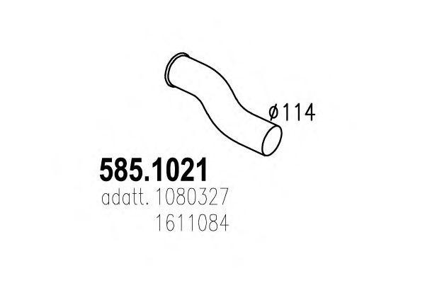Выпускной трубопровод 5851021 ASSO