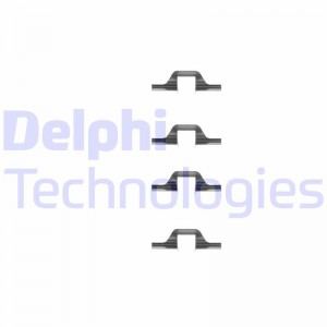Комплектующие, колодки дискового тормоза LX0260 DELPHI