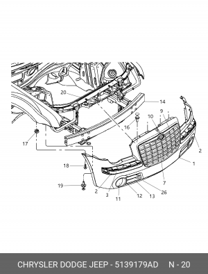 Деталь 5139 179AD CHRYSLER