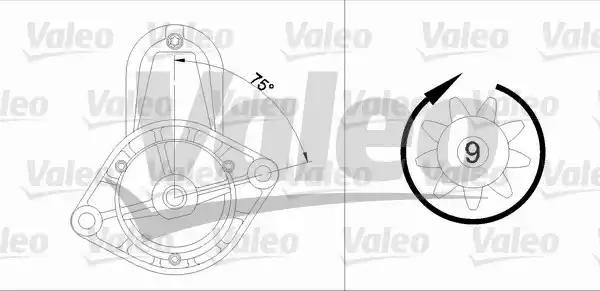 Стартер 436053 VALEO PHC