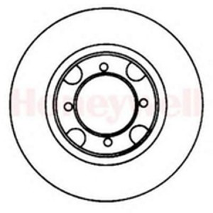 Тормозной диск 561884B BENDIX JURID