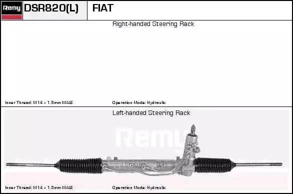 Рулевой механизм DSR820L DELCO REMY