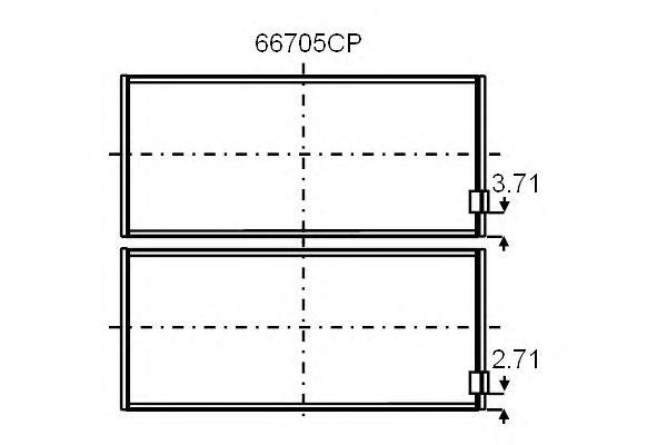 Подшипник 66705CP GLYCO