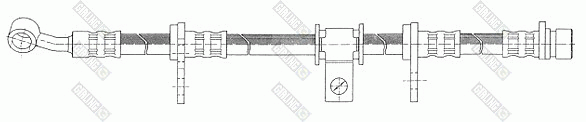 Тормозной шланг 9004186 GIRLING