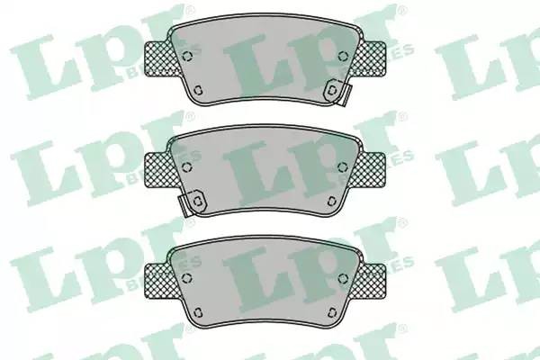 Колодки тормозные дисковые 05P1455 LPR