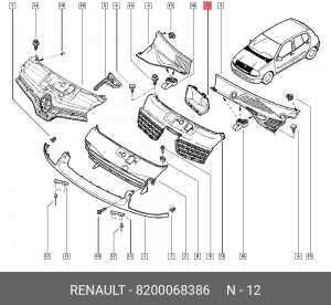 Деталь 8200068386 RENAULT