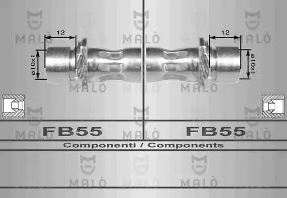Тормозной шланг 8962 MALO