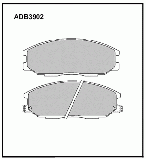 Колодки тормозные дисковые ADB3902 ALLIED NIPPON