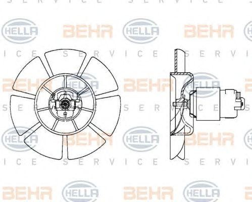 Электродвигатель, вентиляция салона 8EW009160331 HELLA