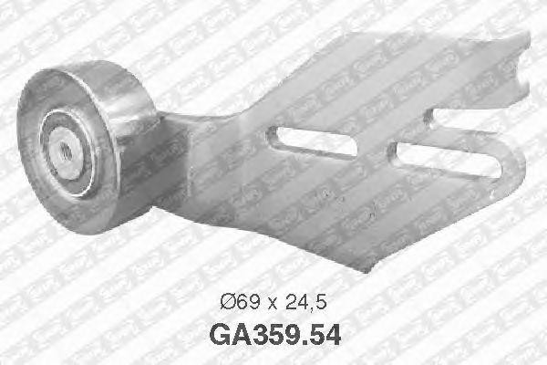 Натяжной ролик, поликлиновой  ремень GA359.54 NTN SNR