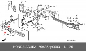 Деталь 90635SP0003 HONDA