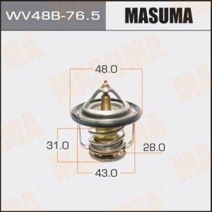 Термостат системы охлаждения WV48B-76.5 MASUMA