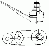 несущий / направляющий шарнир 11645 01 LEMFORDER