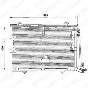 Конденсатор, кондиционер TSP0225193 DELPHI