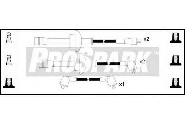 Ккомплект проводов зажигания OES406 STANDARD