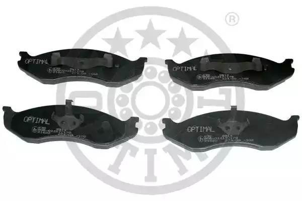 Комплект тормозных колодок, диско 9914 OPTIMAL