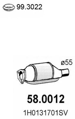 Катализатор 580012 ASSO