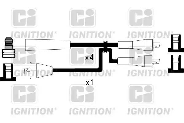 Ккомплект проводов зажигания XC1013 QUINTON HAZELL
