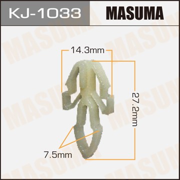 Клипса крепежная KJ1033 MASUMA