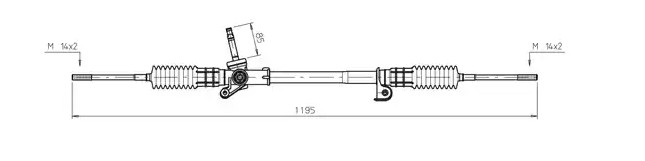 Рулевой механизм FO4023 GENERAL RICAMBI