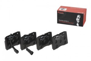 Комплект тормозных колодок, диско PA6020 BREMBO