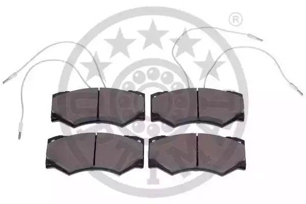 Комплект тормозных колодок, диско 9523 OPTIMAL