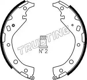 Комплект тормозных колодок 115.309 TRUSTING