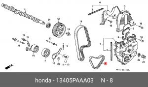 Ремень ГРМ 13405-PAA-A03 HONDA