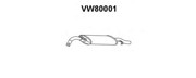 Глушитель выхлопных газов конечный VW80001 VENEPORTE