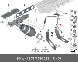 Лямбда-зонд 11787530283 BMW