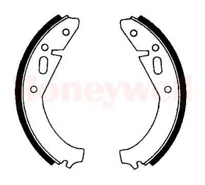 Комплект тормозных колодок 361078B BENDIX JURID