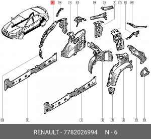Деталь 7782026994 RENAULT