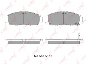 Колодки тормозные дисковые BD-3403 LYNXAUTO