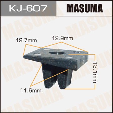 Клипса крепежная KJ607 MASUMA