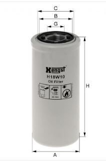 Масляный фильтр H18W10 HENGST