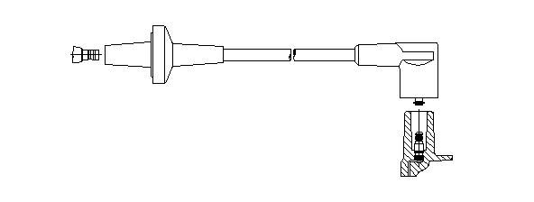 Провод зажигания 64155 BREMI