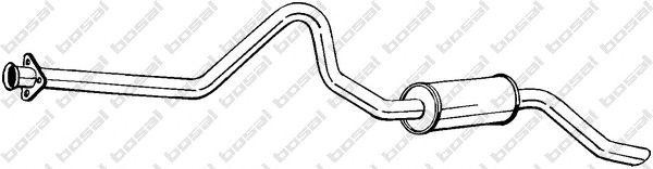 Глушитель выхлопных газов конечный 284379 BOSAL