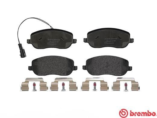 Комплект тормозных колодок, диско P23100 BREMBO