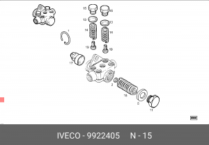 Болт 9922405 IVECO
