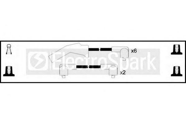 Ккомплект проводов зажигания OEK095 STANDARD