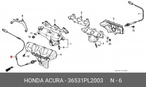 Лямбда-зонд 36531PL2003 HONDA