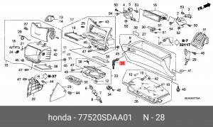 Деталь 77520SDAA01 HONDA