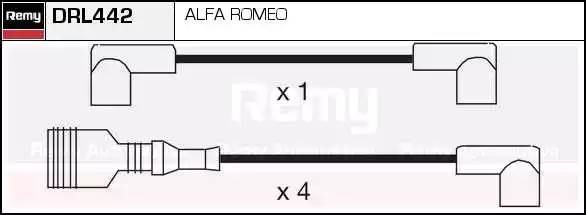 Ккомплект проводов зажигания DRL442 DELCO REMY