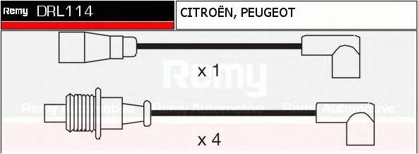 Ккомплект проводов зажигания DRL114 DELCO REMY