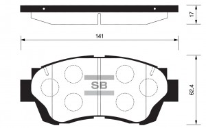 Колодки тормозные дисковые SP1138 SANGSIN