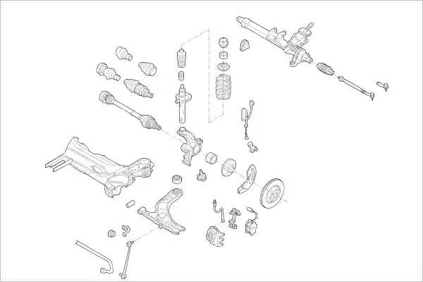 Подвеска колеса VW16846F DELPHI