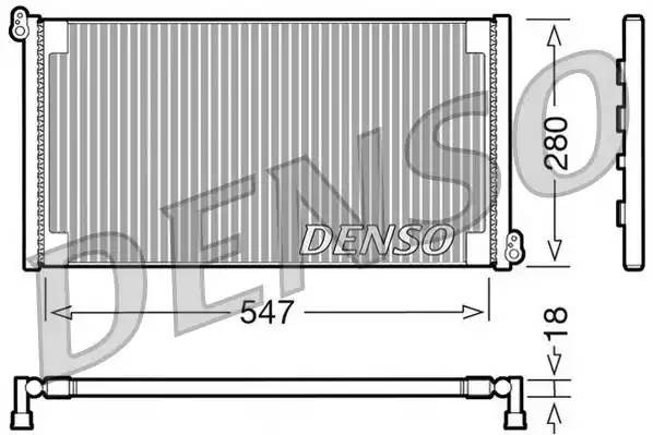 Конденсатор, кондиционер DCN09081 DENSO