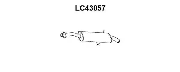Глушитель выхлопных газов конечный LC43057 VENEPORTE
